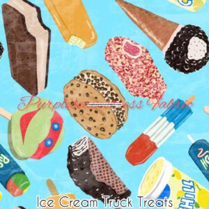 Ice Cream Truck Treat Cotton Lycra