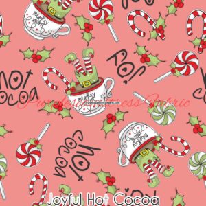 Joyful Hot Cocoa Cotton Lycra
