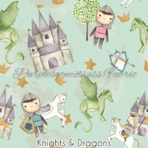Knights & Dragons Cotton Lycra