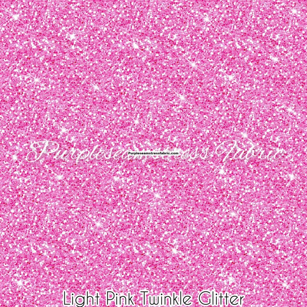 Faux Light Pink Twinkle Glitter – Purpleseamstress Fabric