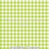 Lime/White Gingham Cotton Lycra