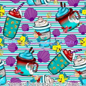 Mermaid Beverages Cotton Lycra