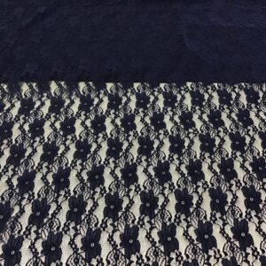Navy Stretch Lace