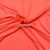 Neon Coral Double Brushed Poly Spandex