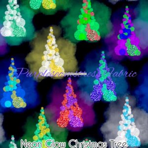 Neon Glow Christmas Tree Cotton Lycra