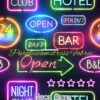 Neon Signs Cotton Lycra