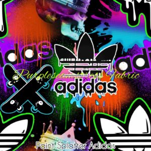 Paint Splatter Adidas Cotton Lycra