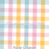 Pastel Gingham Cotton Lycra