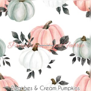 Peaches & Cream Pumpkins Cotton Lycra
