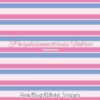 Pink/Blue/White Stripes Cotton Lycra