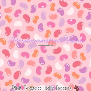 Pink Tossed Jelly Beans Cotton Lycra