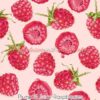 Plump & Juicy Raspberries Cotton Lycra