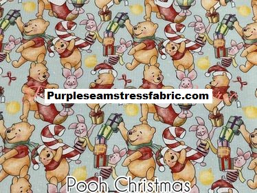 Winnie the Pooh Vintage Character Cotton Knit Fabric