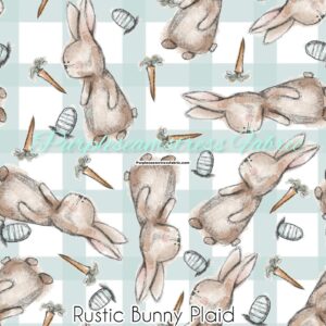 Rustic Bunny Plaid Cotton Lycra