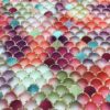 Salmon Mermaid Scales Cotton/Lycra