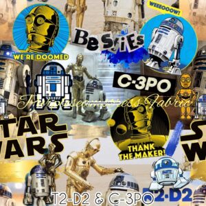 R2-D2 & C-3PO Cotton Lycra
