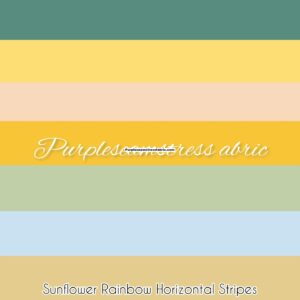 Sunflower Rainbow Horizontal Stripes