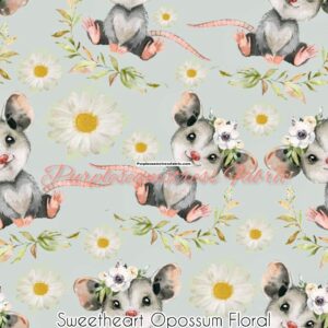 Sweetheart Opossum Floral Cotton Lycra