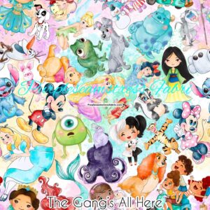 The Gang's All Here Cotton Lycra