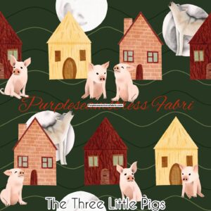 The Three Little Pigs Cotton Lycra