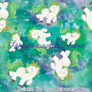 Twinkle Tie-Dye Unicorns Cotton Lycra