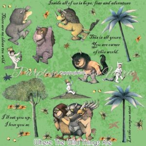 Where the Wild Things Are Cotton Lycra
