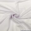 White Double Brushed Poly Spandex