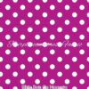 White Dots on Magenta Cotton Lycra