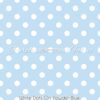 White Dots on Powder Blue Cotton Lycra