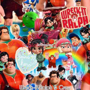 Wreck It Ralph & Crew Cotton Lycra