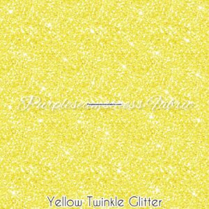 Yellow Twinkle Glitter Cotton Lycra