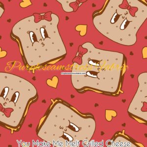 You Make Me Melt Grilled Cheese Cotton Lycra