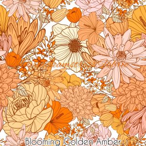 Blooming Golden Amber - Fabric
