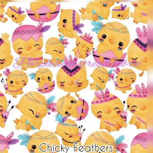 Chicky Feathers - Fabric