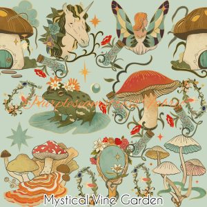 Mystical Vine Garden - Fabric