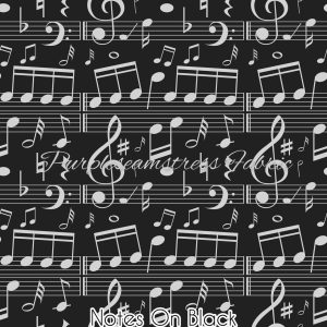 Notes on Black - Fabric