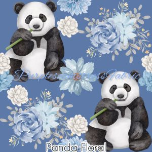 Panda Floral - Fabric