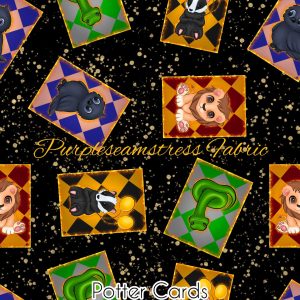Potter Cards - Fabric