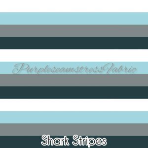 Shark Stripes - Fabric