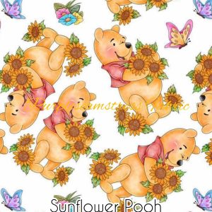 Sunflower Pooh - Fabric