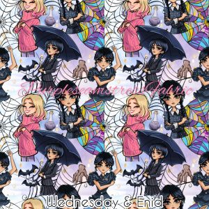 Wednesday & Enid - Fabric