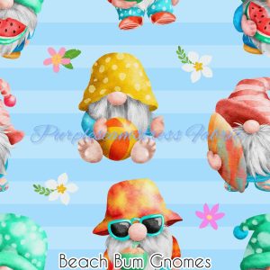 Beach Bum Gnomes - Fabric
