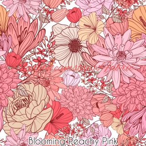 Blooming Peachy Pink - Fabric