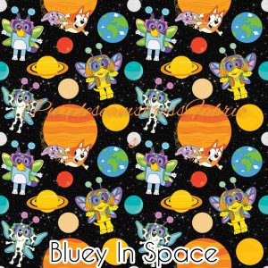 Bluey in Space - Fabric