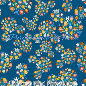 Character Filled Mouseheads - Fabric