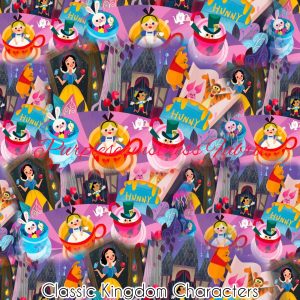 Classic Kingdom Characters - Fabric