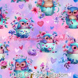 Cup of Floral Wisdom - Fabric