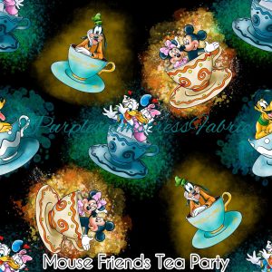 Mouse Friends Tea Party - Fabric