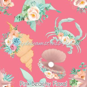 Pink Beachy Floral - Fabric