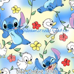 Blue Ombre Stitch - Fabric